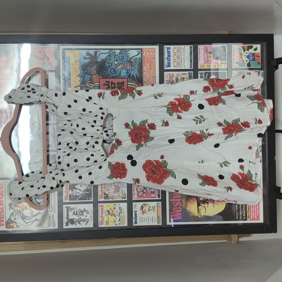 Free People - BomBom Floral Printed Mini Dress - Picture 5 of 8